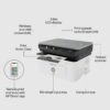 HP MFP 1188A Multi-function Monochrome Laser Printer  (Toner Cartridge, 4 Ink Bottles Included) - Image 3