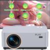 PLAY MP1 Newest Android 11 4k Native Full HD 2+16GB WIFI BT 500 Inch Display Advance (12000 lm / 4 Speaker / Wireless / Remote Controller) Portable Projector  (White/ Black) - Image 2