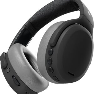 Skullcandy Crusher ANC 2 4-Mic Adjustable Sensory Bass, Dual Pairing, 50Hr Playtime Bluetooth  (Costco Black Grey, On the Ear)