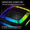 SONY Tower 9 Massive BASS & Powerful sound, 25 Hrs Battery, 360 Party Sound & Light Bluetooth Party Speaker  (Black, Stereo Channel) - Image 2