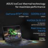 ASUS Vivobook 16X (2025) with Office 2024 + M365 Basic* Intel Core i5 13th Gen 13420H - (16 GB/512 GB SSD/Windows 11 Home/4 GB Graphics/NVIDIA GeForce RTX 3050/144 Hz) K3605VC-RP412WS Gaming Laptop  (16 inch, Indie Black, 1.80 Kg, With MS Office) - Image 3