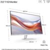 HP Series 5 80.01 cm (32 inch) Full HD LED Backlit VA Panel with On-screen controls, Anti-glare, 300 nits brightness, Eye Ease Technology Monitor (532sf) - Image 2