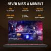 ASUS TUF Gaming A15 AMD Ryzen 7 Octa Core 7435HS - (16 GB/512 GB SSD/Windows 11 Home/8 GB Graphics/NVIDIA GeForce RTX 4060/144 Hz) FA507NVR-LP204WS Gaming Laptop  (15.6 inch, Mecha Gray, 2.2 Kg, With MS Office) - Image 3